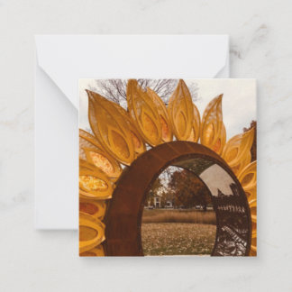 Cartão De Notas Uma dica de Z "Sunflower Kansas" mininotas