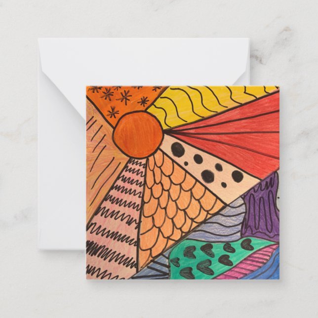 Cartão De Notas Uma dica de Z "Todos os dias e noites" (Frente)