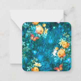 Cartão De Notas Uma Fada na Série Jardim Design 11
