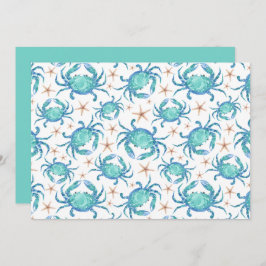 Cartão De Notas Unique Crabs Note Card
