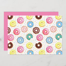 Cartão De Notas Unique Donuts Note Card