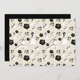 Cartão De Notas Unique Martial Arts Wedding Note Card