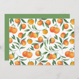 Cartão De Notas Unique Oranges Note Card