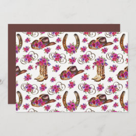 Cartão De Notas Unique Rustic Wedding Note Card