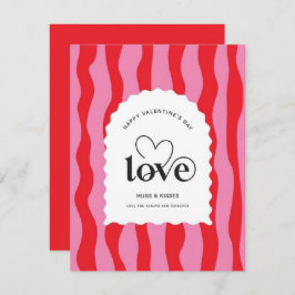 Cartão De Notas Valentine's Day  Be Mine Valentine's Day Card