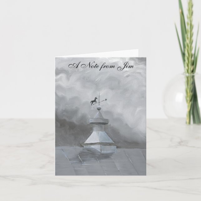 Cartão De Notas Vane Crow e Clima (Frente)