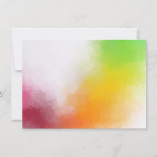 Cartão De Notas Vazio Elegante Elegante de Arte Abstrato