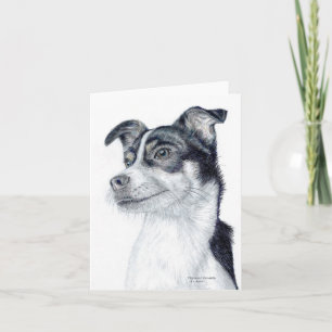 Cartão De Notas Vazio Rat Terrier