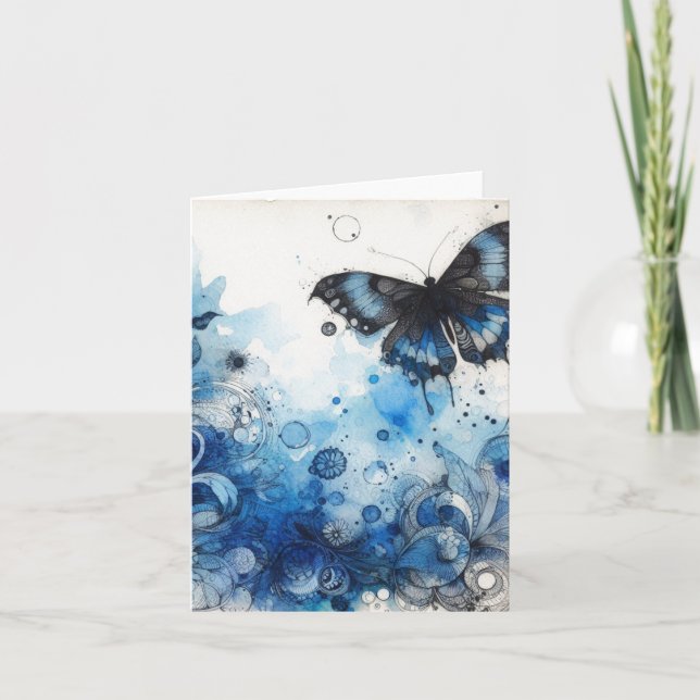 Cartão De Notas Vazio Vintage Ephemera (Frente)