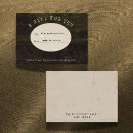 Cartão De Notas Veiled Notions Graduation Gift Card Insert Card