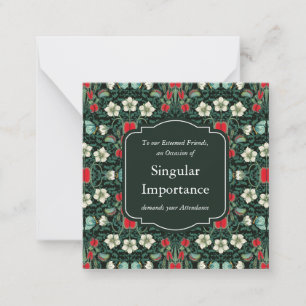 Cartão De Notas Venus Flytrap Vitoriano Miniatura Gótico