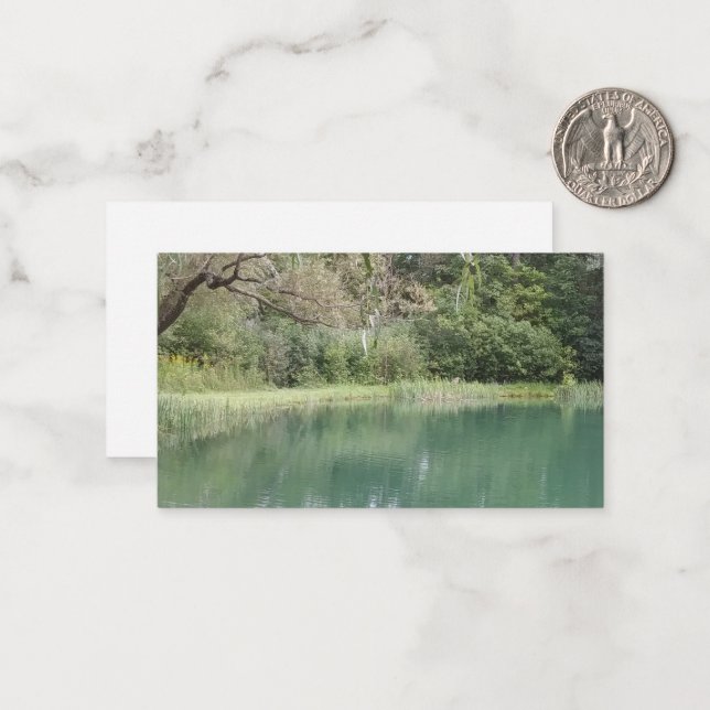 Cartão De Notas Vermont Fall Scene Card (Frente/Verso In Situ)