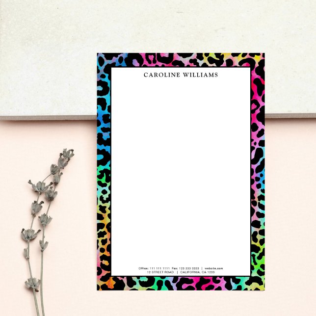 Cartão De Notas Vibrante Neon Neon, de Textura neonatal Na moda Co (Criador carregado)