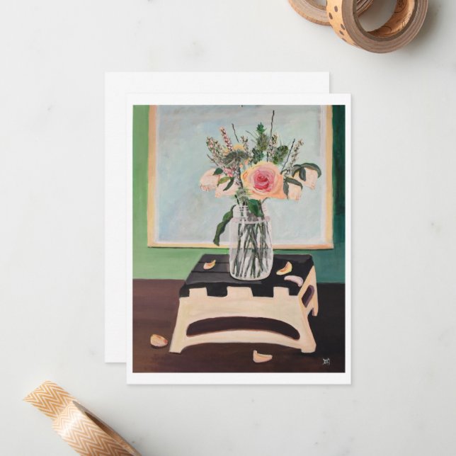 Cartão De Notas Vida estática (Frente/Verso In Situ)