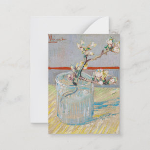 Cartão De Notas Vincent van Gogh - Ramificação de Amêndoa em um Vi
