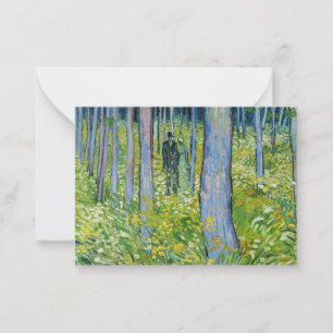 Cartão De Notas Vincent van Gogh - Sub-Crescimento com Dois Número