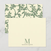 Vinhas Florais Elegantes Monograma