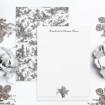 Cartão De Notas Vintage Fazenda russa Francês Toile-Black & White<br><div class="desc">Este adorável padrão antigo do Tóile de jouy francês,  datado de cerca de 1780,  mostra cenas de alegre fazenda rústica incluindo animais,  ruínas antigas,  casacos e camponeses envolvidos no trabalho e brincam de preto sobre fundo branco.</div>