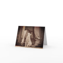 Vintage Soldier's Goodbye enquanto Cat olha para o