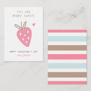 Cartão De Notas Você é o Dia de os namorados Berry Sweet Kids na s