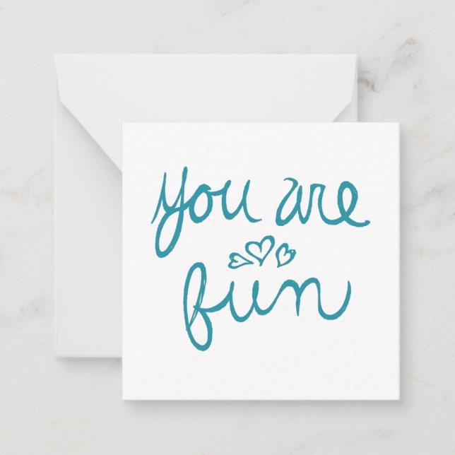 Cartão De Notas Você É Um Namorados Divertido (Frente)