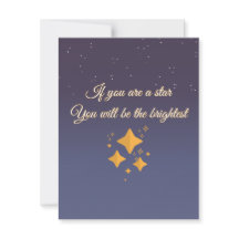 Você é uma estrela brilhante