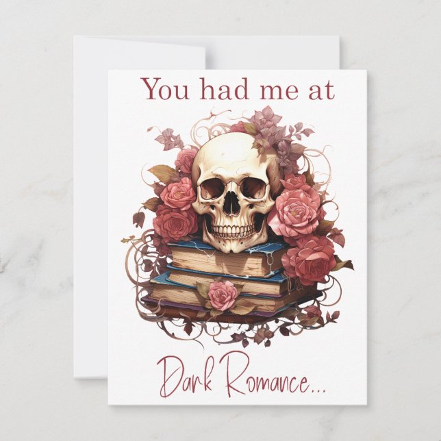 Cartão De Notas Você me teve no Dark Romance (Frente)