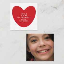 Cartão De Notas Você seria meu coração de foto de São Valentim na