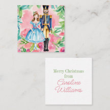 Watercolor Nutcracker e Clara Christmas