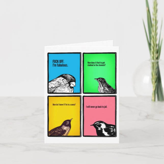 Cartão De Notas Weird stationary for strange people (Frente)