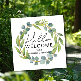 Cartão De Notas Welcome to the Neighborhood Card – New Home Greeti