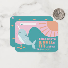 Cartão De Notas Whaley Finstástico - Dia dos Namorados para Sala d
