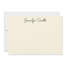 Xadrez Mini Amarelo Limão Pastel