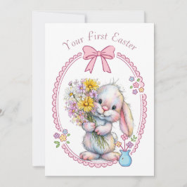 Cartão De Notas Your First Easter Flat Note Card