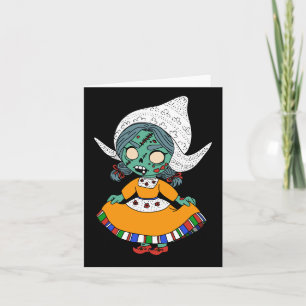 Cartão De Notas Zombie Neerlandesa Bonita