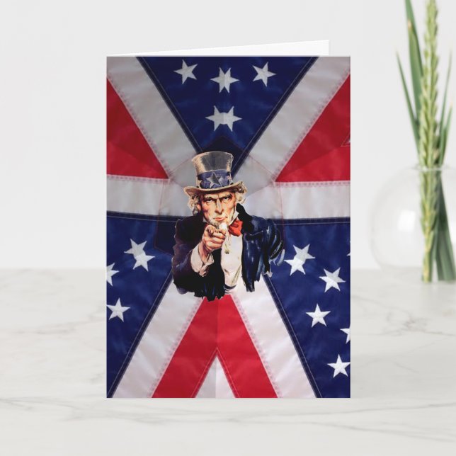 Cartão de Novo Cidadão Tio Sam (Frente)