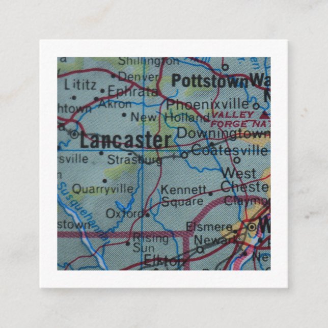 Cartão de Novo Endereço Lancaster Mudamos (Frente)