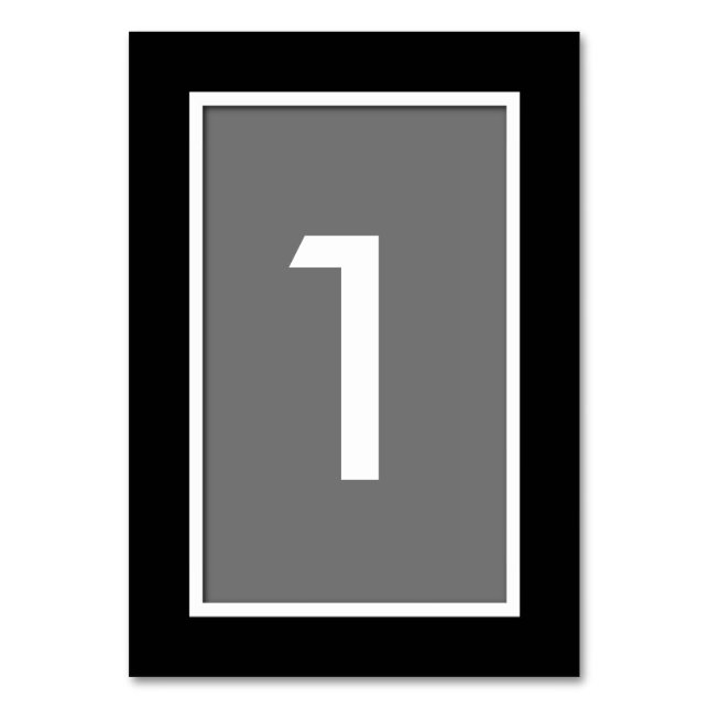 Cartão de Número de Tabela All-Occasion Choose-You (Frente)