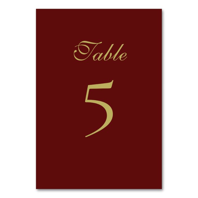 Cartão de Número de Tabela de Natal (Frente)