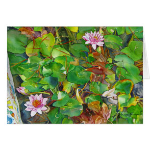Cartão De "O Waterlilies Kathy "