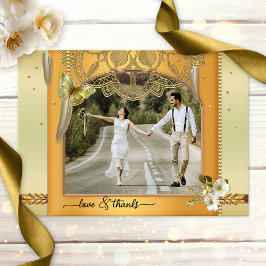 Cartão de Obrigados de Amor Foto de Boho Dreamcatc