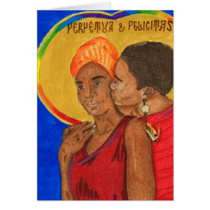 Cartão de Ocasião Perpétua e Felicidade