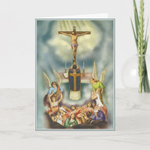 Cartão de Oferta de Missa Católica