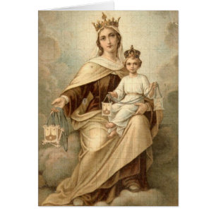 Cartão de Oferta de Missa de Nossa Senhora do Mont
