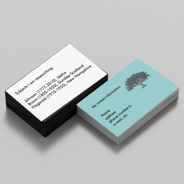 Cartão de ônibus - Pesquisa genealógica (Criador carregado)