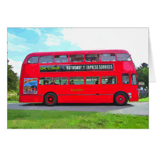 CARTÃO DE ÔNIBUS VERMELHO BRITÂNICO