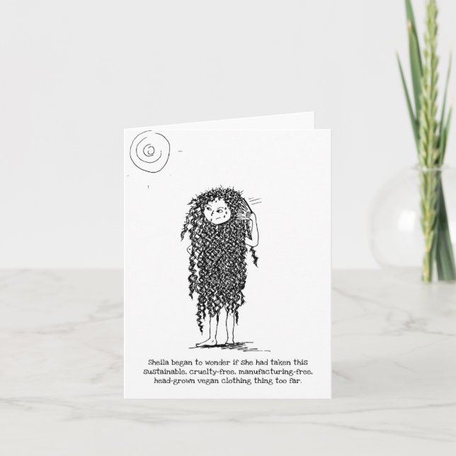 Cartão de opções de vestuário ineficiente (Frente)