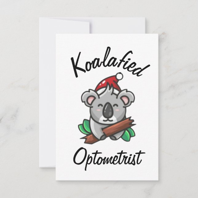 Cartão de Optometrista Koalificado (Frente)