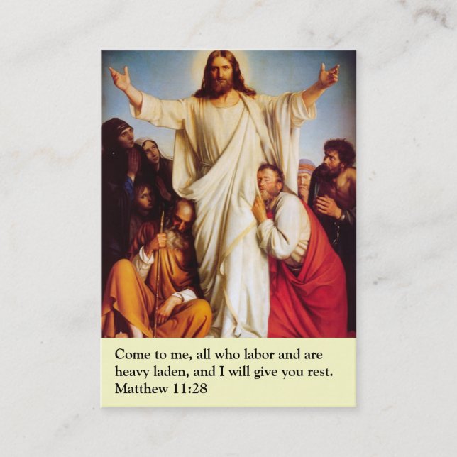 Cartão de Oração (Frente)