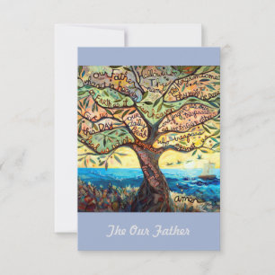 Cartão de Oração 3,5x5" do Pai